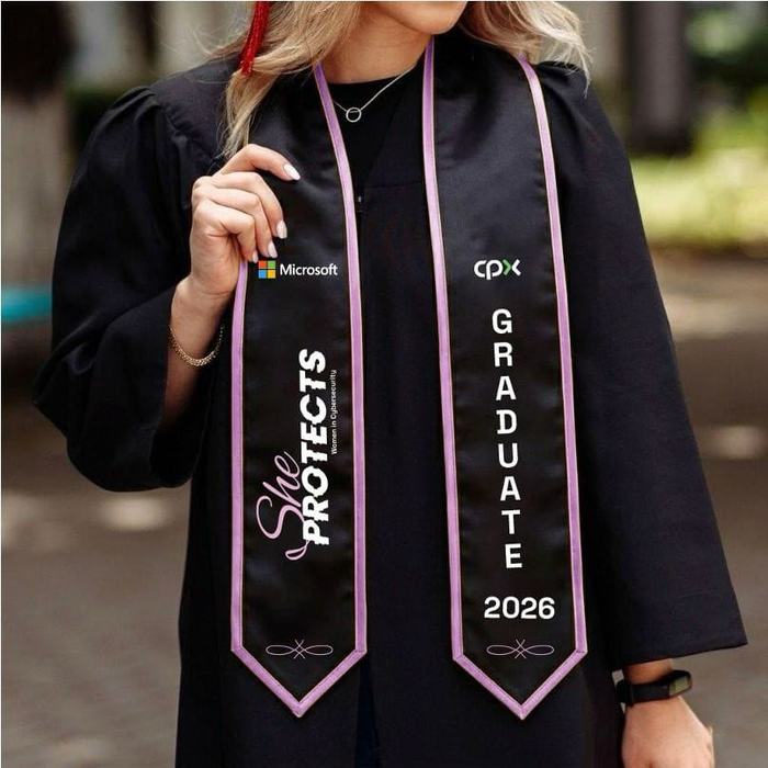 Printed graduation stoles