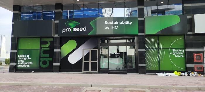Proseed by IHC building facade and window graphics