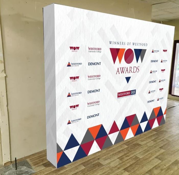 WOW Awards step and repeat backdrop
