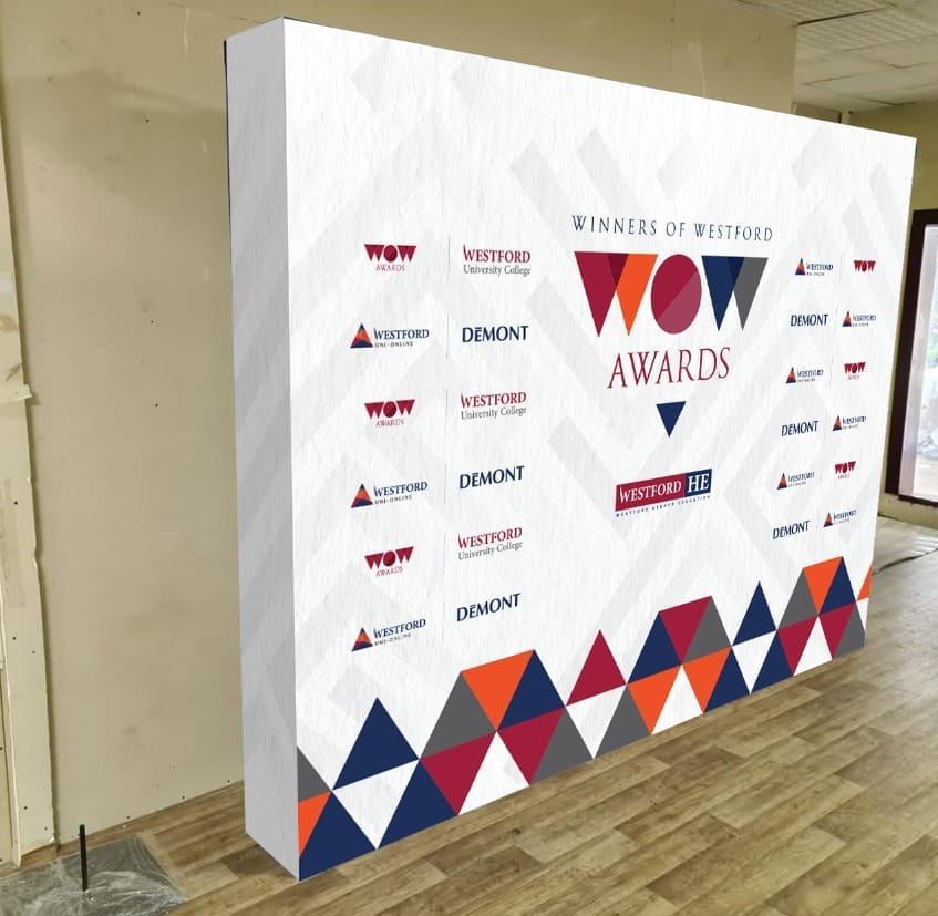 WOW Awards step and repeat backdrop