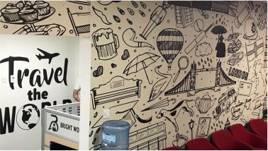 Wall Graphics Printing in Dubai