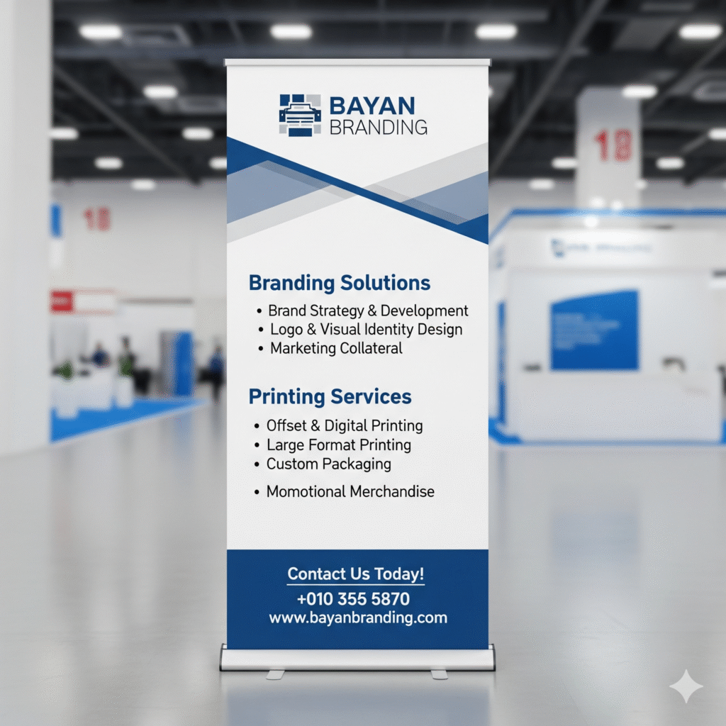 Rollup banner printing dubai